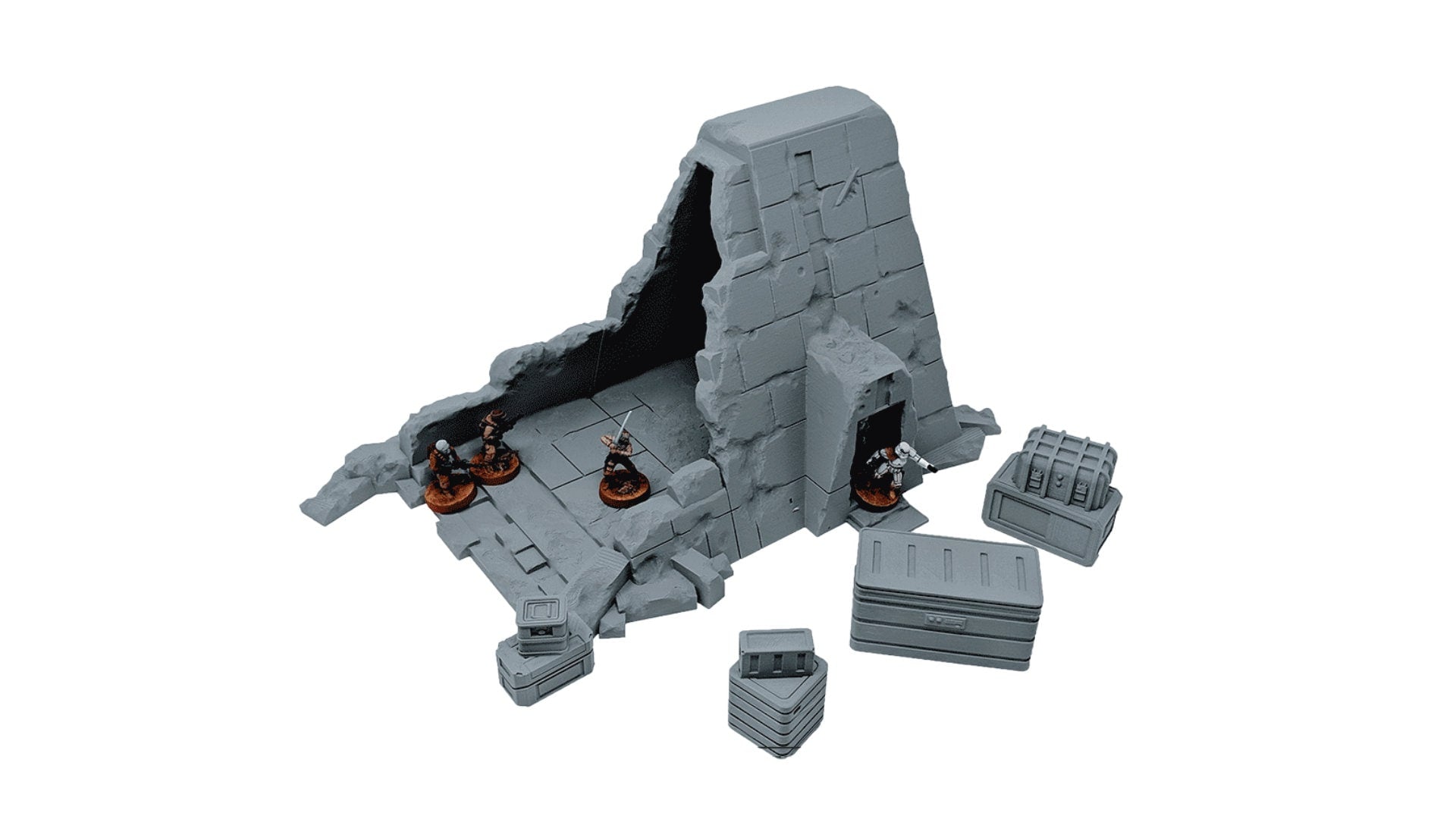 Store House Ruins / Imperial Terrain Licensed On-Line Printer / Print to Order
