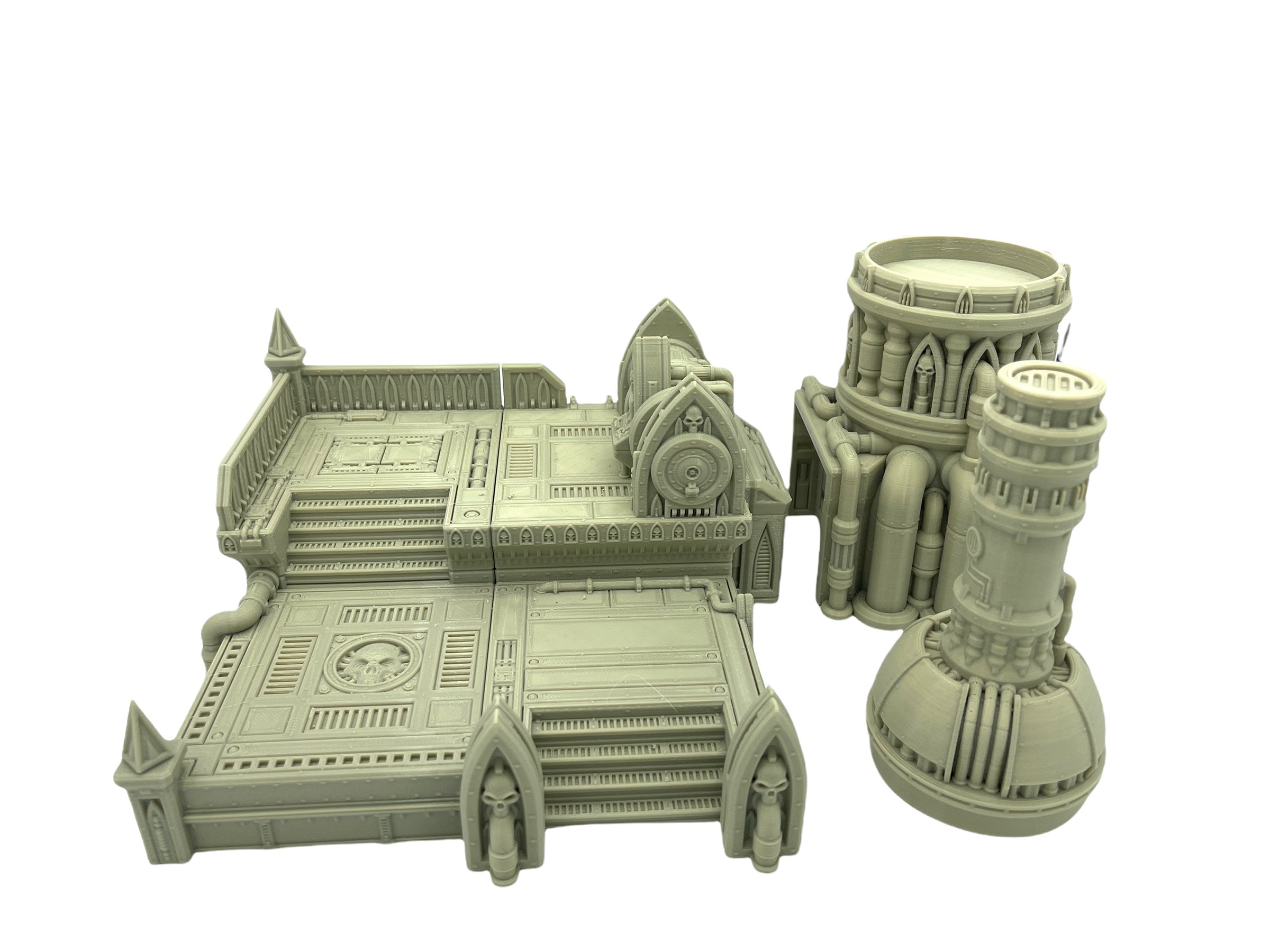 Outpost 21 - Ossuary / Forbidden Prints / RPG and Wargame 3d Printed Tabletop Terrain / Licensed Printer