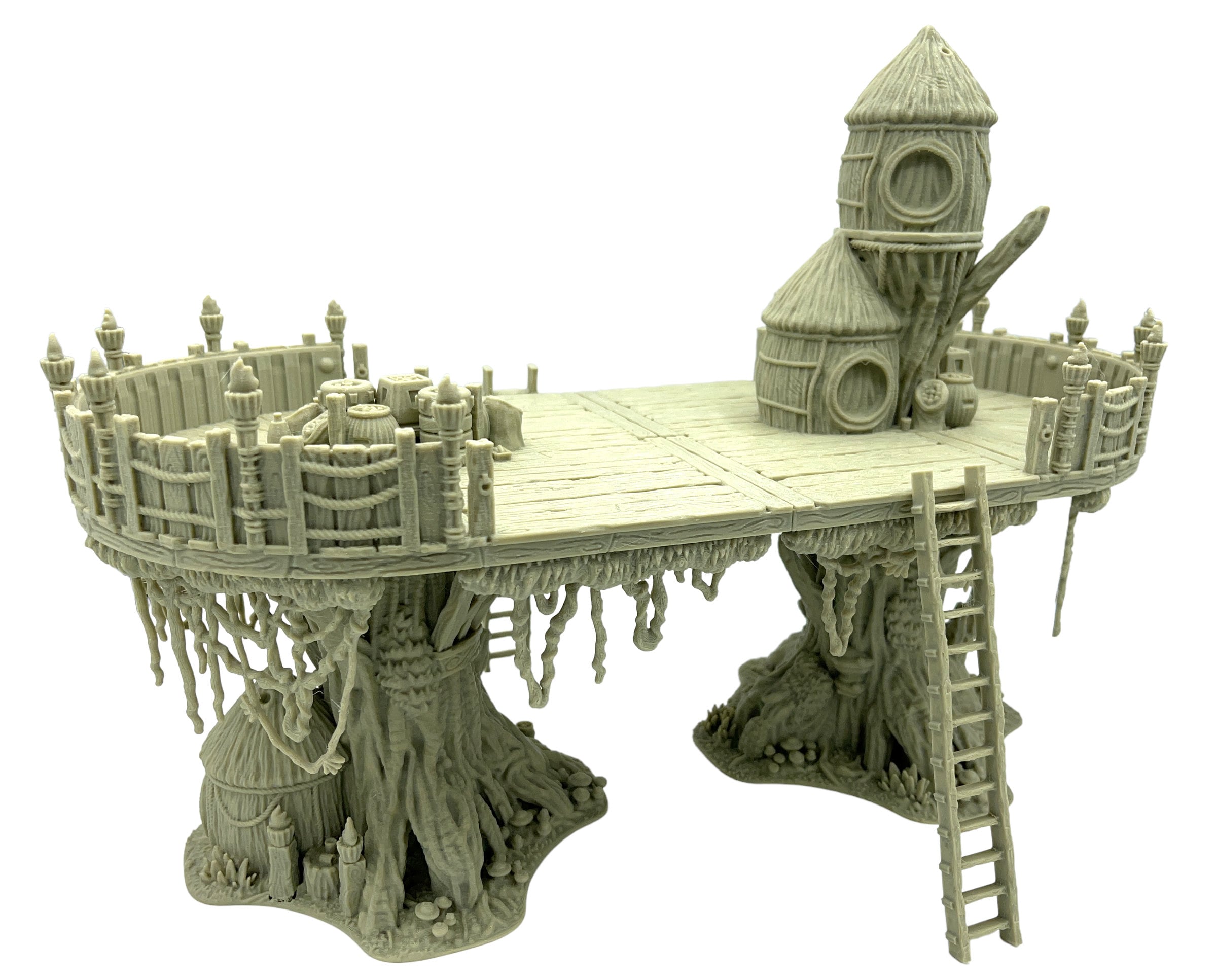 Forest Moon Tree Platform 3 by Jesús Labiano / Legion / 40k / Shatterpoint / Licensed On-Line Printer / Print to Order
