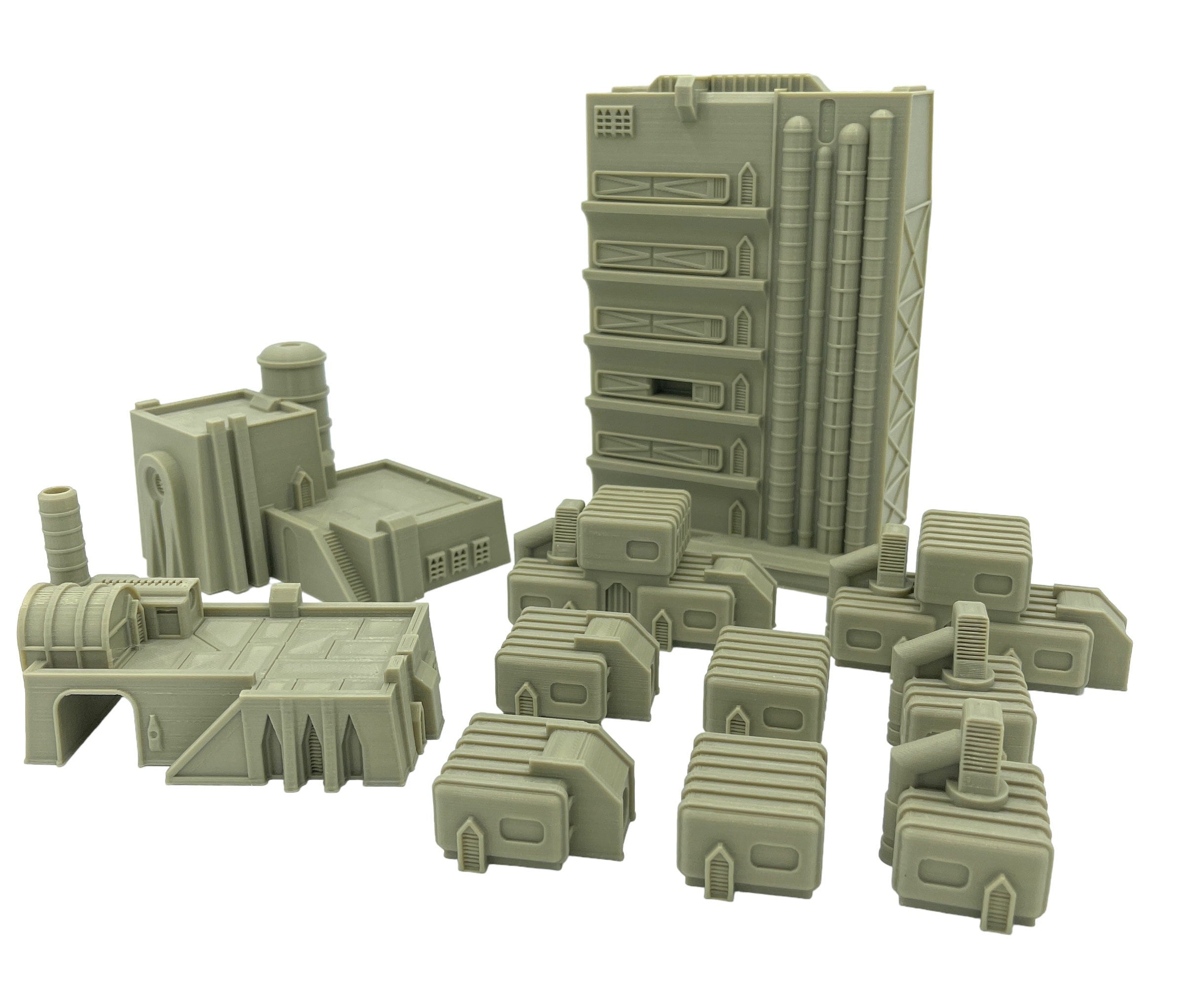 Corporate Building Bundle 3 - Epic Scale Terrain (6mm - 8mm compatible)