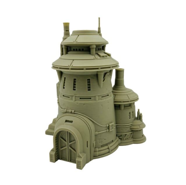Massa'dun Tower House / Designed by War Scenery / Legion and Sci-Fi 3d Printed Tabletop Terrain / Licensed Printer