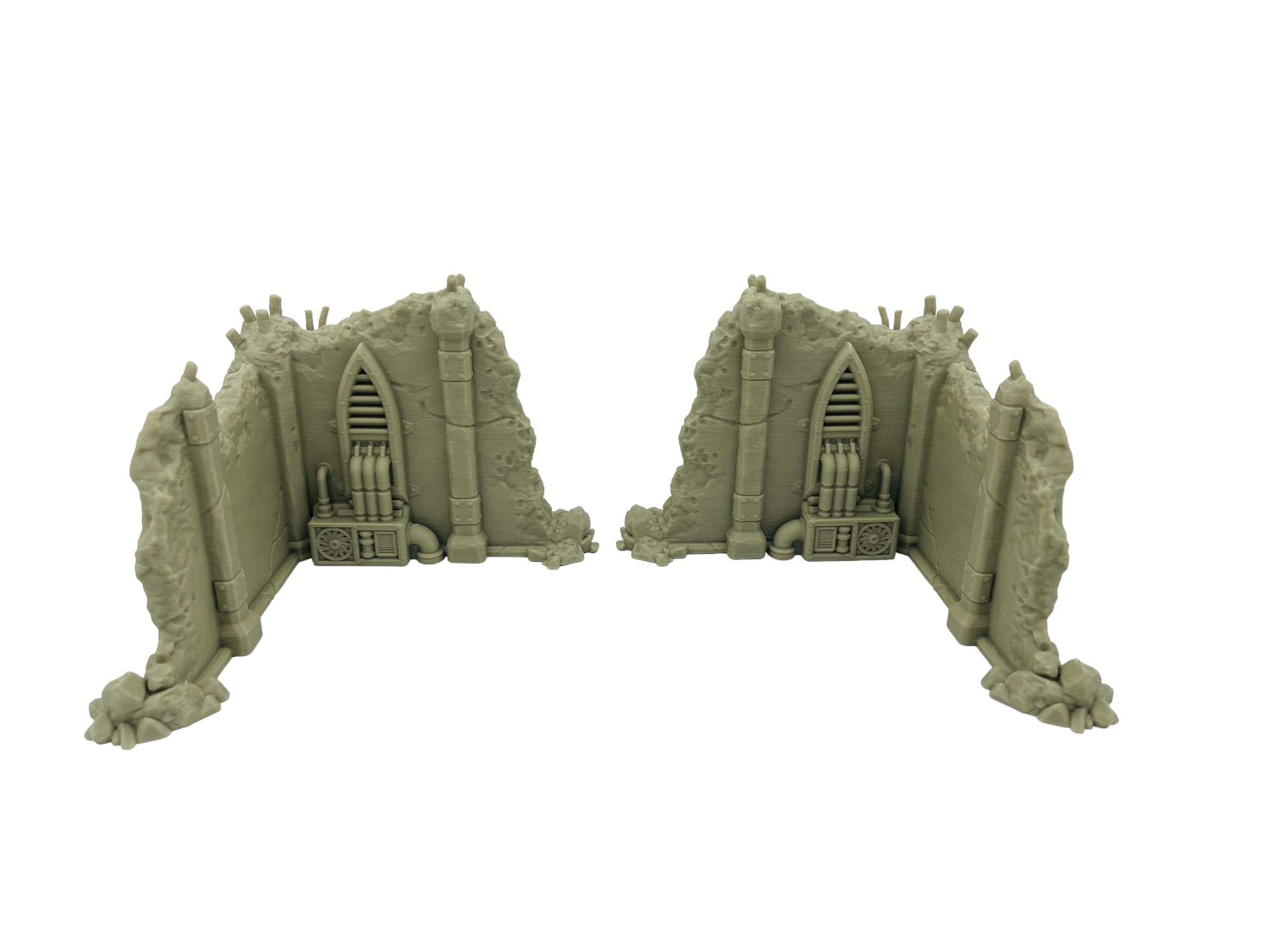Ruined Ground Scatter Corner Pieces - Ruins of the Empire / Forbidden Prints / RPG and Wargame 3d Printed Terrain / Licensed Printer
