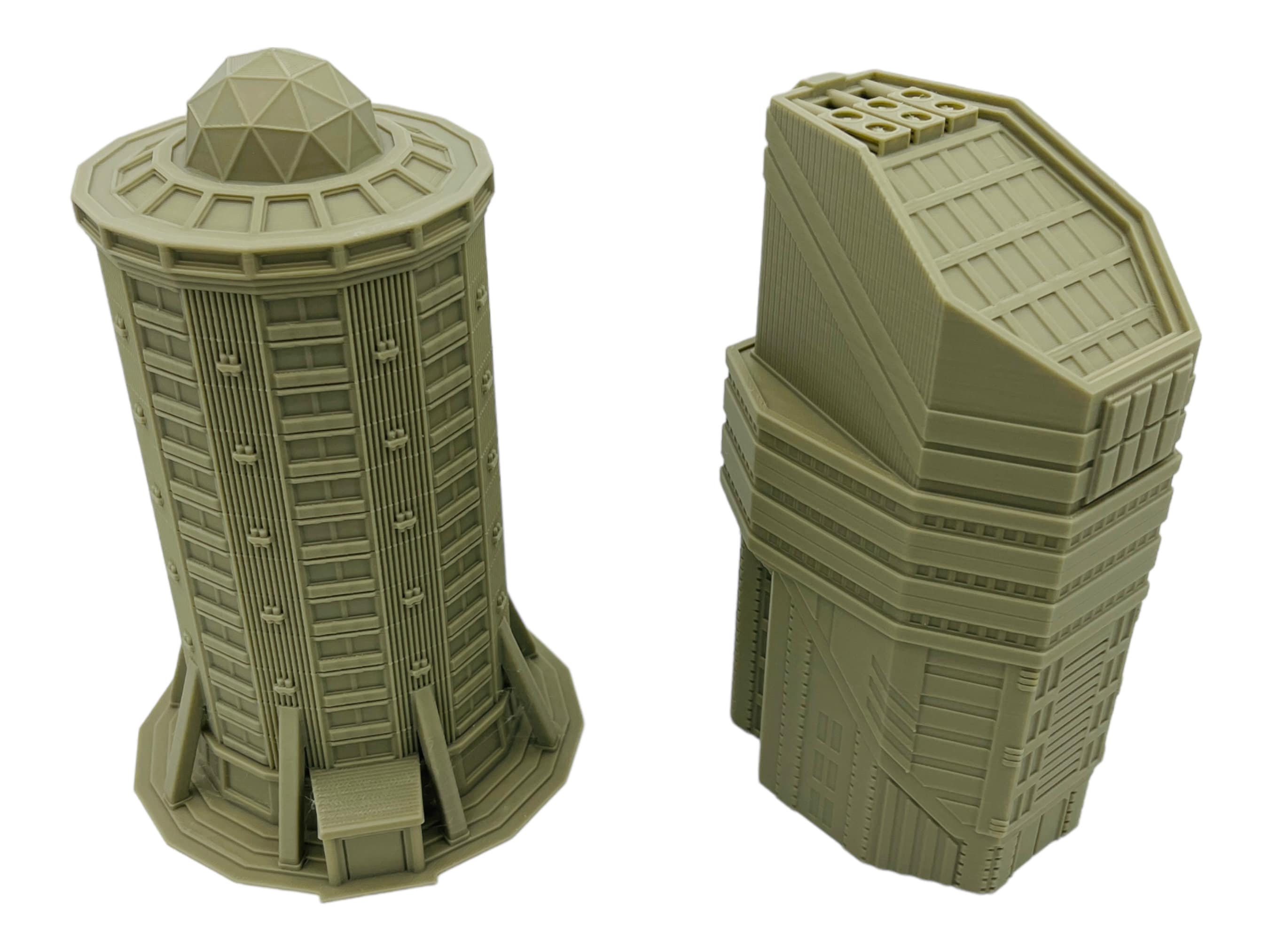 Mecha City Downtown Bundle 2 - Epic Scale Terrain (6mm - 8mm compatible)