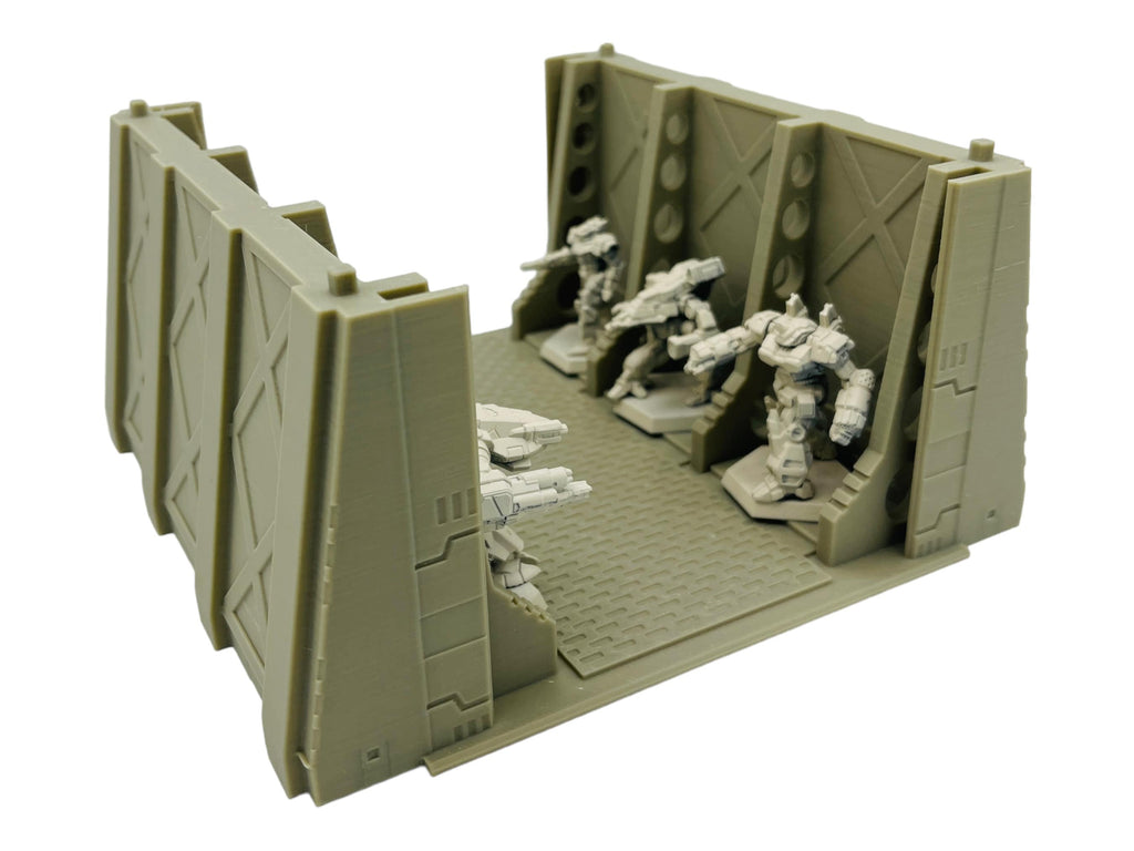 Mecha City Mech Hanger - Epic Scale Terrain (6mm - 8mm compatible)