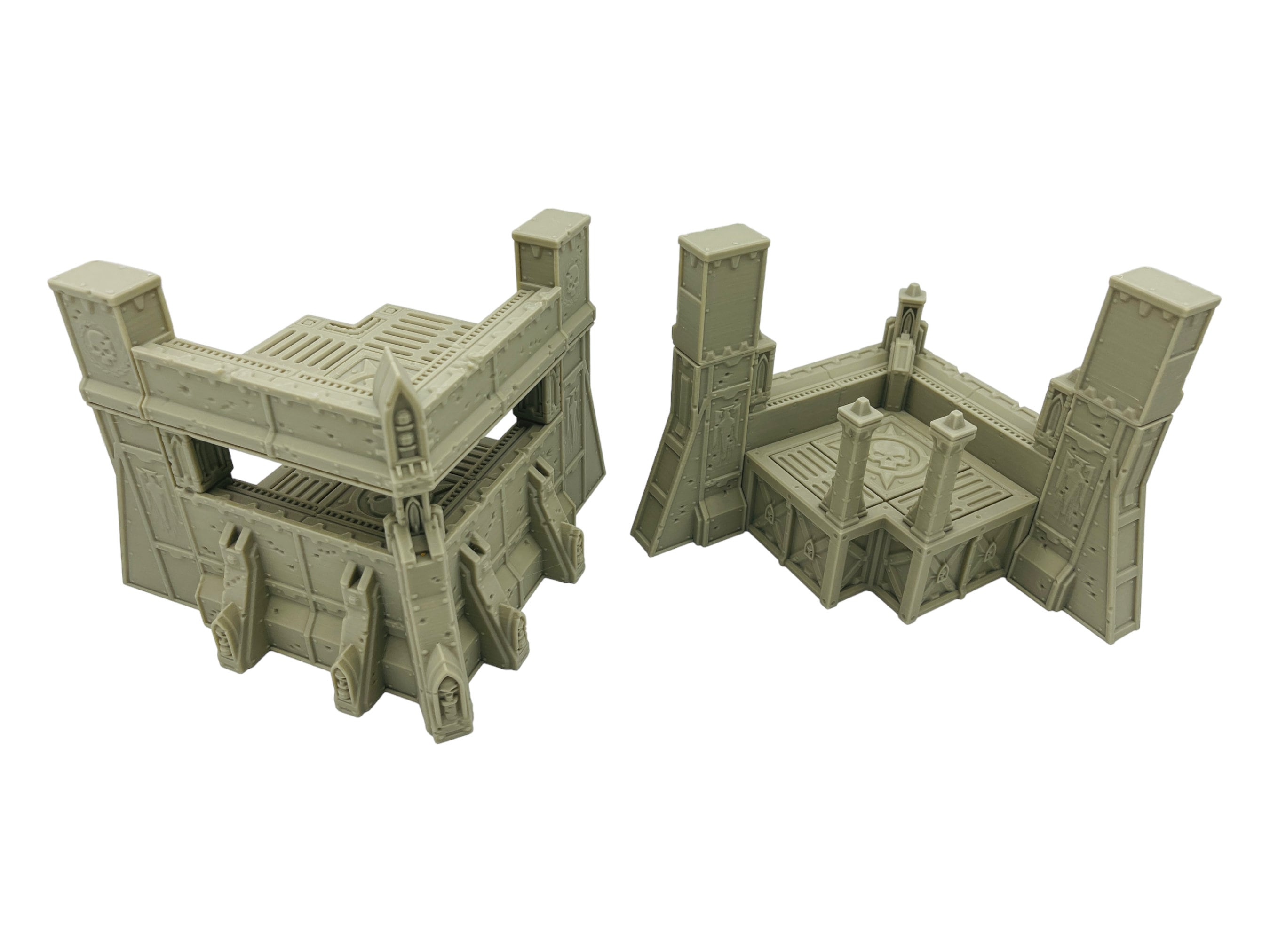Ruins of the Empire Fortification 1 / Forbidden Prints / RPG and Wargame 3d Printed Tabletop Terrain / Licensed Printer