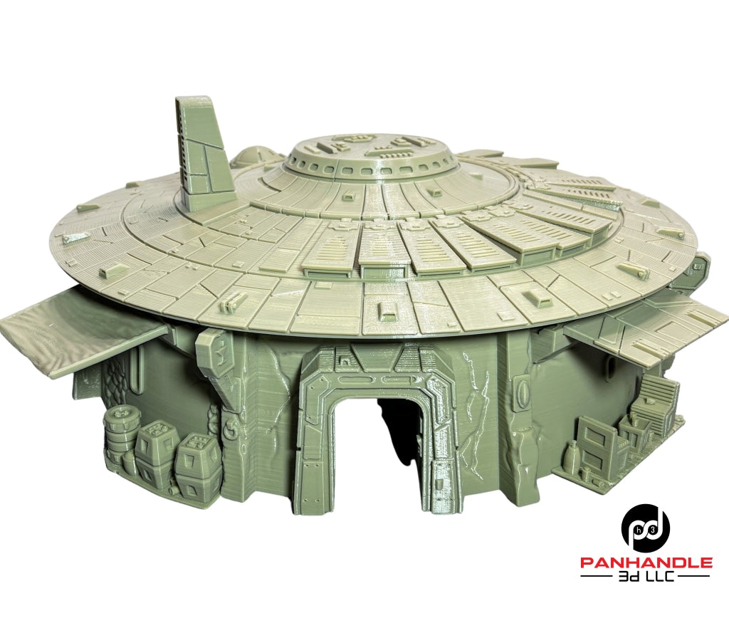 Sci_Fi Desert Cantina By Jesús Labiano / Licensed On-Line Printer Print To Order Sci-Fi Buildings