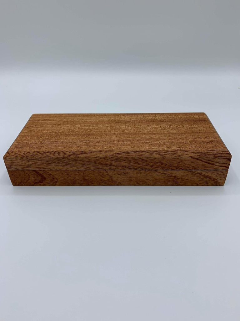 Striped Sapele Hardwood Dice Box - Common Wood Class - EDC -
